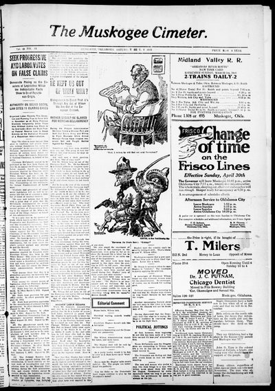 Muskogee Cimeter, Sep 9, 1916