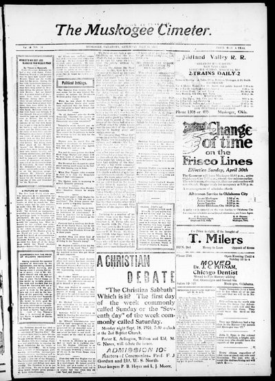 Muskogee Cimeter, Sep 16, 1916