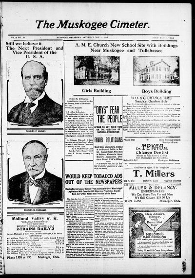 Muskogee Cimeter, Nov 11, 1916