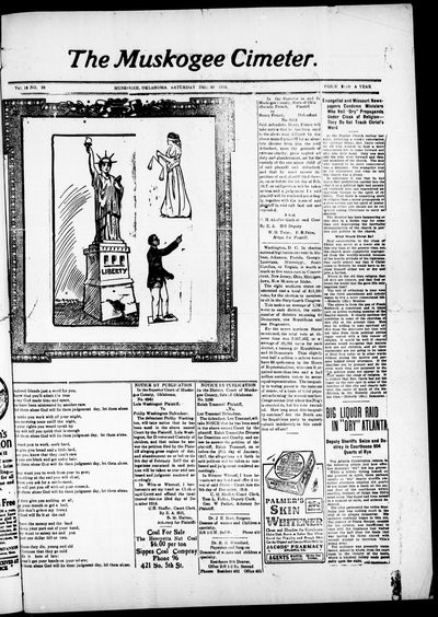 Muskogee Cimeter, Dec 30, 1916