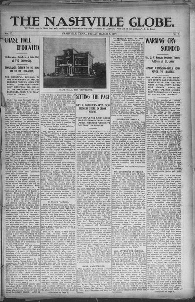 Nashville Globe, Mar 8, 1907