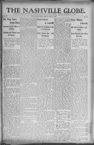 Nashville Globe, May 17, 1907
