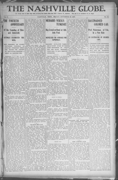 Nashville Globe, Nov 22, 1907