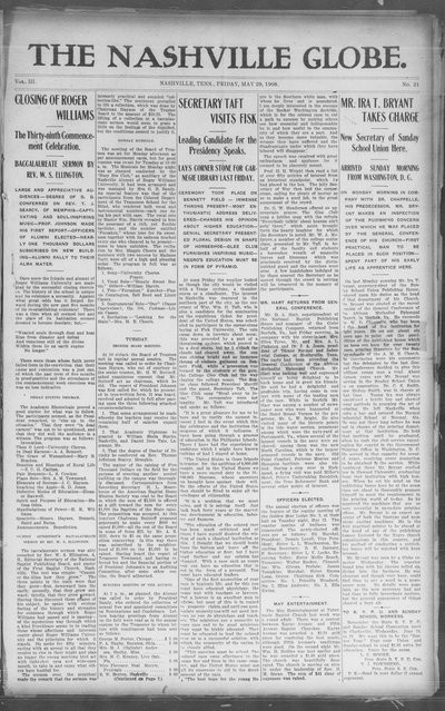Nashville Globe, May 29, 1908