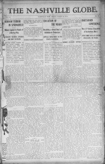 Nashville Globe, Aug 21, 1908