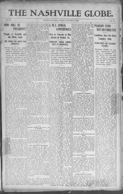 Nashville Globe, Oct 9, 1908