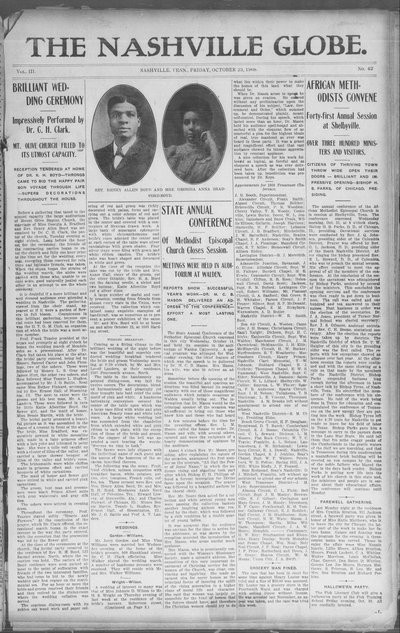 Nashville Globe, Oct 23, 1908