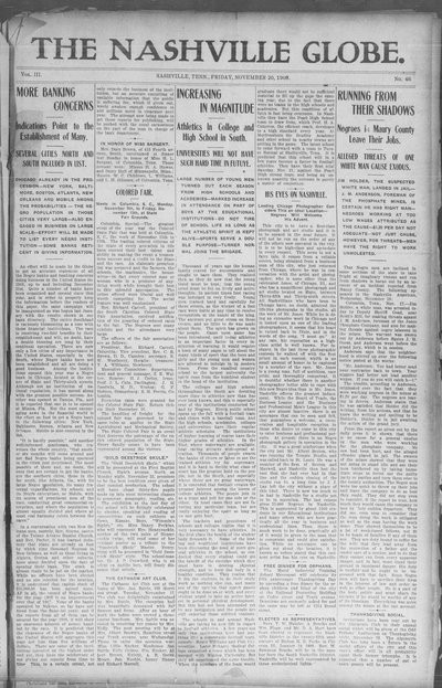 Nashville Globe, Nov 20, 1908
