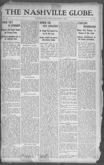 Nashville Globe, Dec 11, 1908