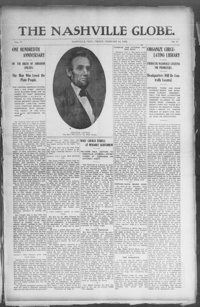 Nashville Globe, Feb 12, 1909