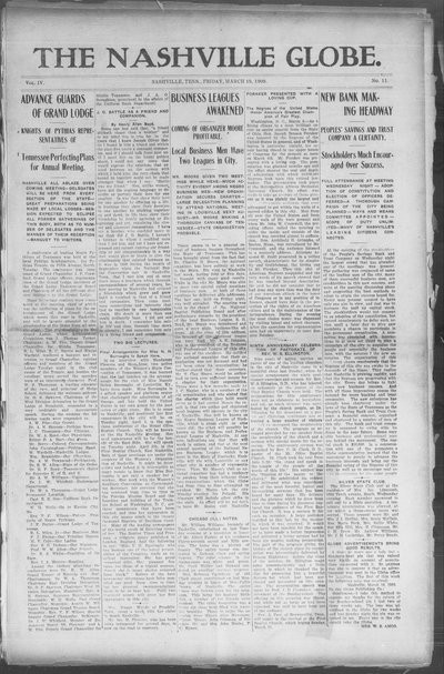 Nashville Globe, Mar 19, 1909