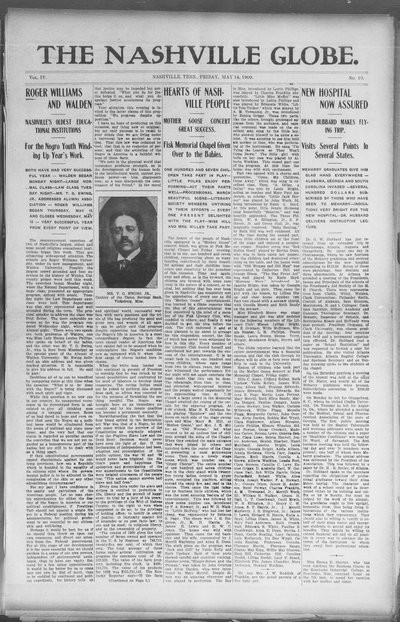 Nashville Globe, May 14, 1909
