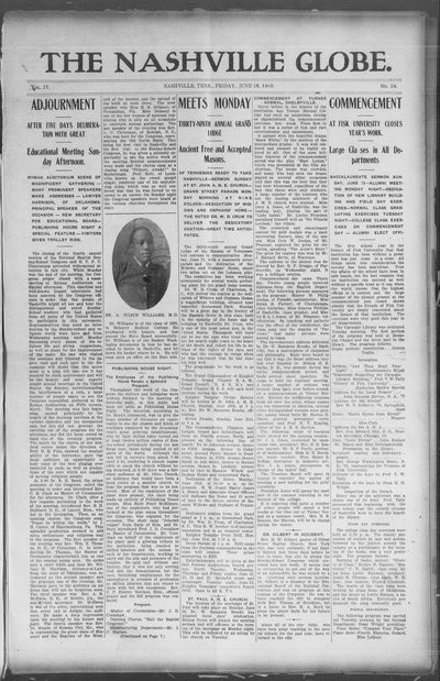 Nashville Globe, Jun 18, 1909