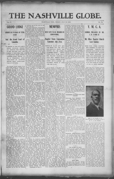 Nashville Globe, Jul 16, 1909