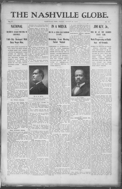 Nashville Globe, Aug 20, 1909
