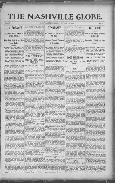 Nashville Globe, Oct 29, 1909