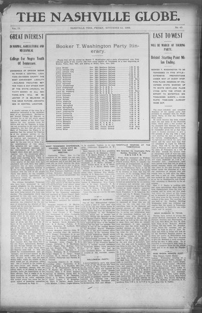 Nashville Globe, Nov 12, 1909