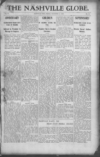 Nashville Globe, Dec 10, 1909