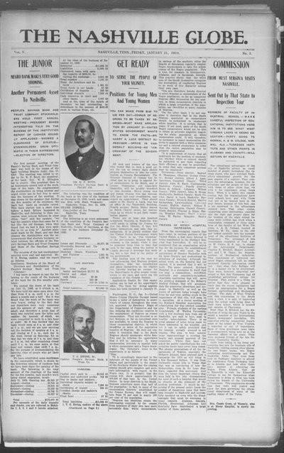 Nashville Globe, Jan 21, 1910