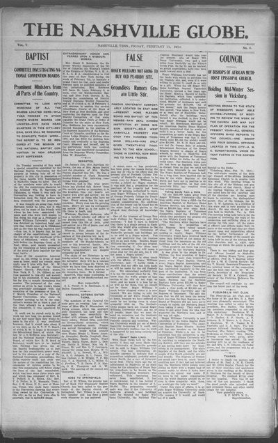 Nashville Globe, Feb 11, 1910