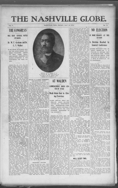 Nashville Globe, May 13, 1910