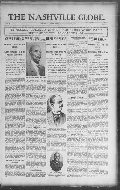 Nashville Globe, Sep 9, 1910