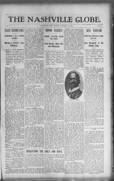 Nashville Globe, Oct 21, 1910