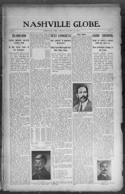 Nashville Globe, Jan 13, 1911