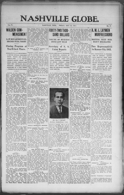 Nashville Globe, May 12, 1911
