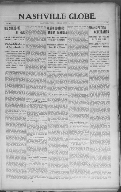 Nashville Globe, Jun 23, 1911