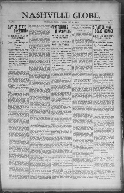 Nashville Globe, Jul 21, 1911