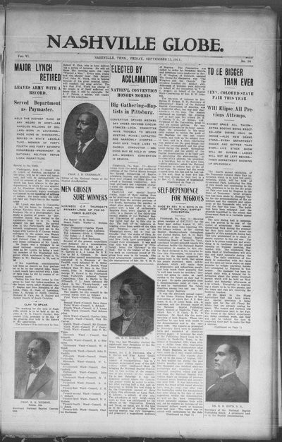 Nashville Globe, Sep 15, 1911
