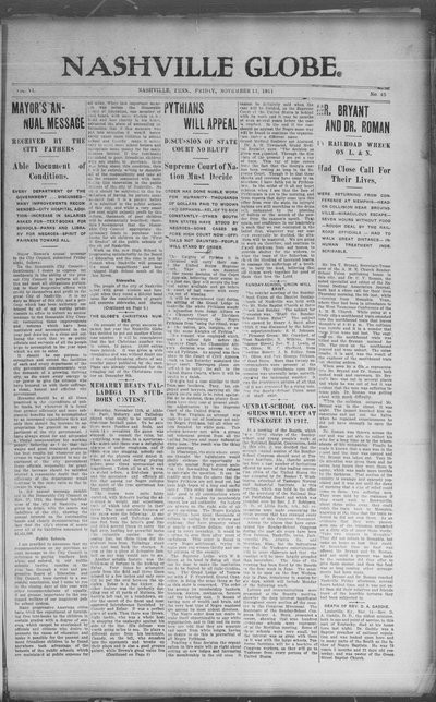 Nashville Globe, Nov 17, 1911