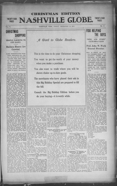 Nashville Globe, Dec 15, 1911