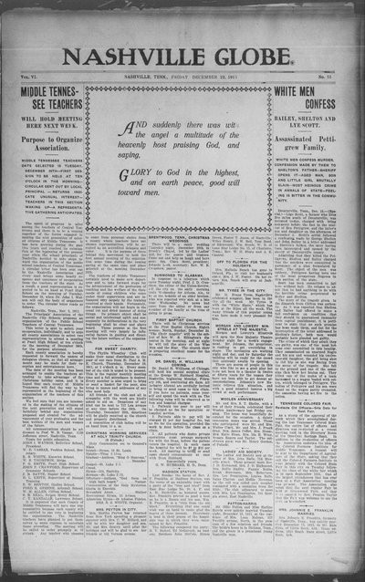 Nashville Globe, Dec 22, 1911