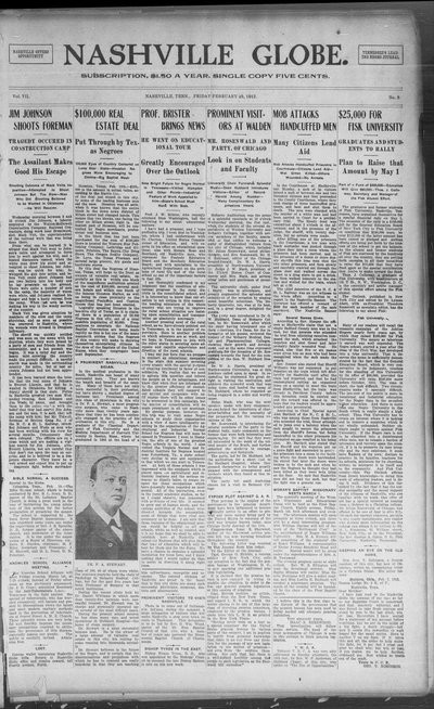 Nashville Globe, Feb 23, 1912