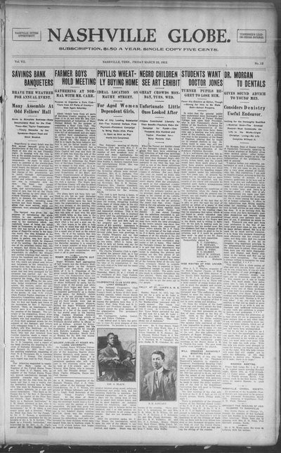 Nashville Globe, Mar 22, 1912