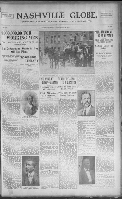 Nashville Globe, Apr 12, 1912