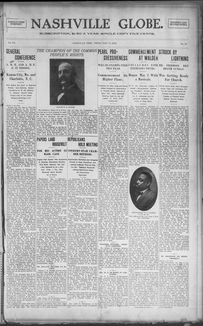 Nashville Globe, May 10, 1912