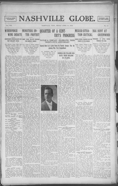 Nashville Globe, Apr 11, 1913