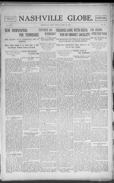 Nashville Globe, Apr 18, 1913
