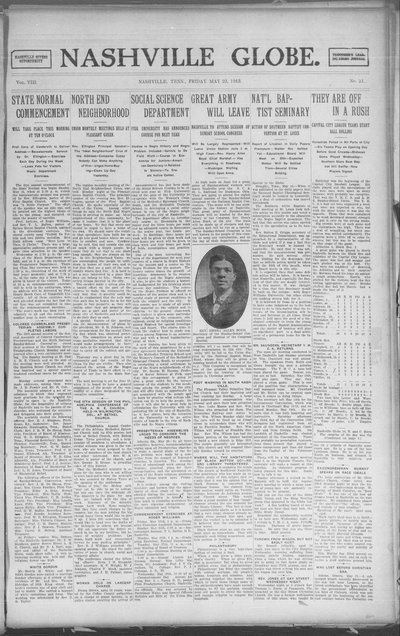 Nashville Globe, May 23, 1913