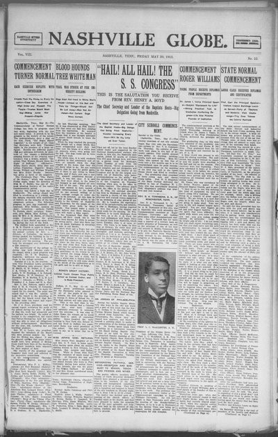 Nashville Globe, May 30, 1913