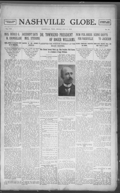 Nashville Globe, Jul 18, 1913