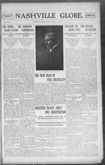 Nashville Globe, Aug 15, 1913