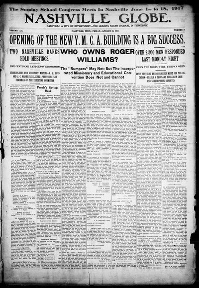 Nashville Globe, Jan 12, 1917