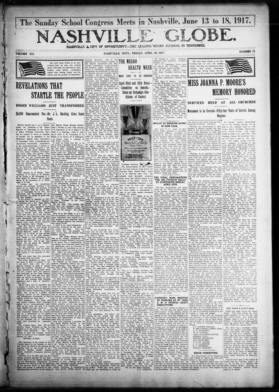 Nashville Globe, Apr 20, 1917