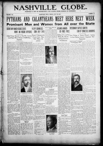 Nashville Globe, Jul 20, 1917