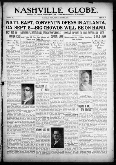 Nashville Globe, Aug 31, 1917