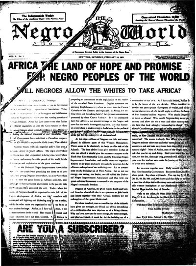 The Negro World, Feb 19, 1921